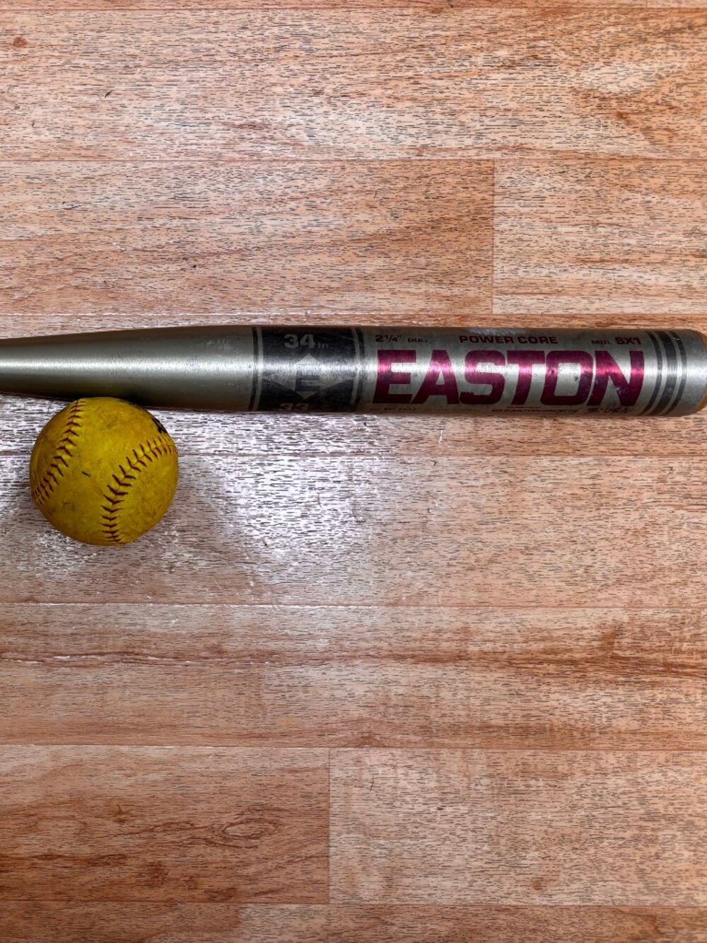 EASTON POWER CORE SLOWPITCH SOFTBALL BAT - SX1 - 34"/33oz.